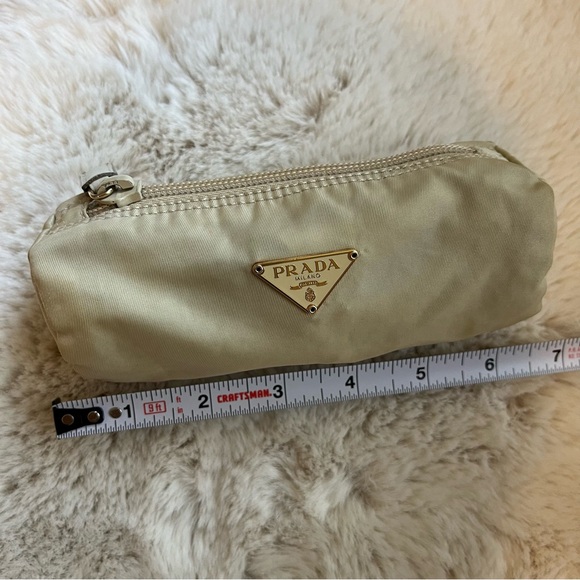 Prada Tessuto Mini Cosmetic Make-Up Pencil Pouch Bag Case - Picture 7 of 13